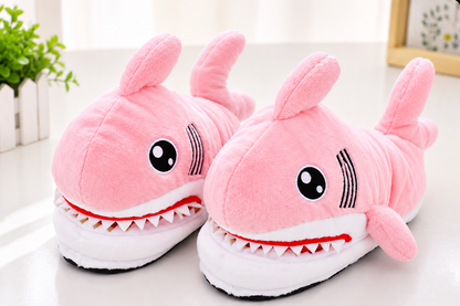 Cotton Shark Head Slippers
