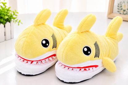 Cotton Shark Head Slippers